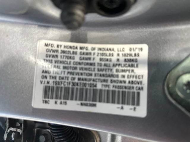 2019 Honda Civic EX