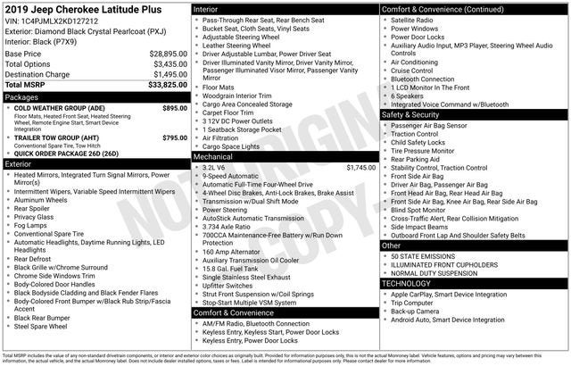 2019 Jeep Cherokee Latitude Plus