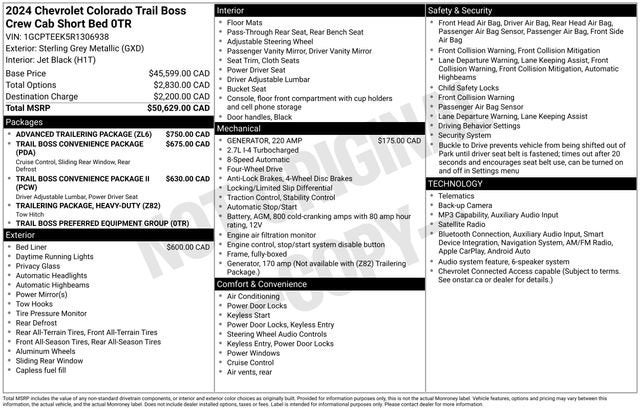 2024 Chevrolet Colorado Trail Boss
