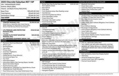 2025 Chevrolet Suburban RST