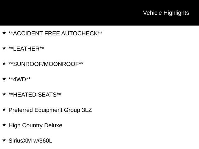 2024 Chevrolet Tahoe High Country