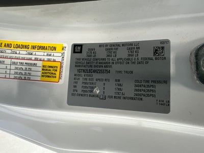 2017 GMC Sierra 1500 NA