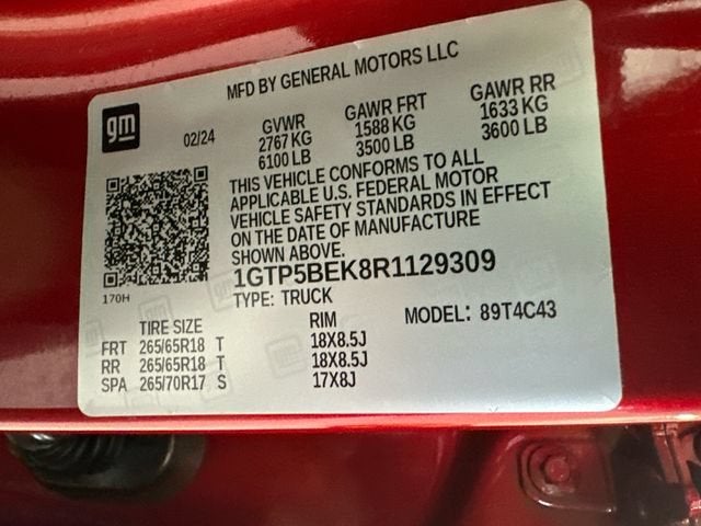 2024 GMC Canyon Elevation