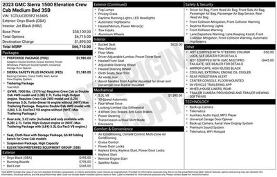 2023 GMC Sierra 1500 Elevation