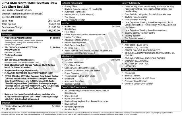 2024 GMC Sierra 1500 Elevation