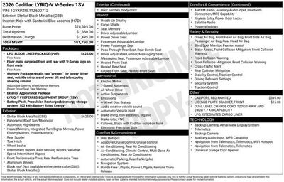 2026 Cadillac LYRIQ V-Series