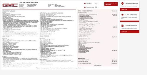 2020 GMC Terrain Denali