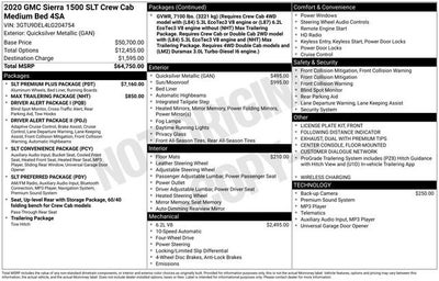 2020 GMC Sierra 1500 SLT