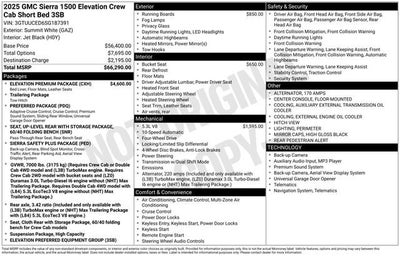 2025 GMC Sierra 1500 Elevation