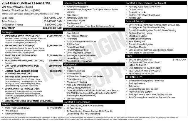 2024 Buick Enclave Essence