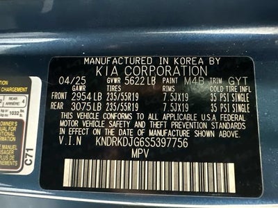 2025 Kia Sorento Hybrid SX Prestige