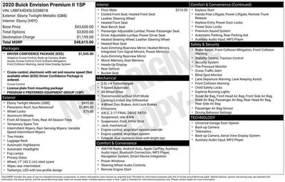 2020 Buick Envision Premium II